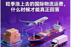 旺季漲上去的國際物流運費，什么時候才能真正回落