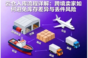 云倉(cāng)入庫(kù)流程詳解：跨境賣家如何避免庫(kù)存差異與丟件風(fēng)險(xiǎn)