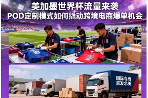 美加墨世界杯流量來襲，POD定制模式如何撬動(dòng)跨境電商爆單機(jī)會(huì)