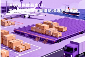 深圳做保健品出口，發(fā)美國空派免泡渠道這樣選更穩(wěn)更快