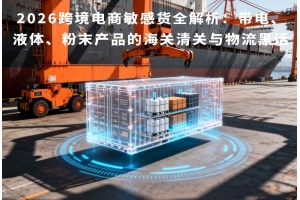 2026跨境電商敏感貨全解析：帶電、液體、粉末產(chǎn)品的海關(guān)清關(guān)與物流黑話