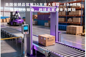 美國保健品監管30年來大變局，FDA擬推強制配方報備，跨境賣家迎來洗牌期