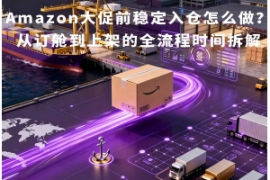 Amazon大促前穩定入倉怎么做？從訂艙到上架的全流程時間拆解