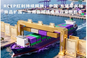 RCEP紅利持續釋放，中國-東盟零關稅商品擴圍，東南亞跨境電商迎來新機會