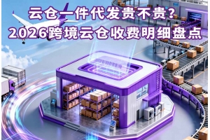 云倉(cāng)一件代發(fā)貴不貴？2026跨境云倉(cāng)收費(fèi)明細(xì)盤(pán)點(diǎn)