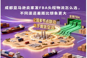 成都亞馬遜賣家發FBA頭程物流怎么選，不同渠道差距比想象更大