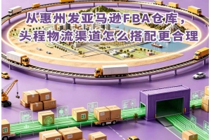 從惠州發(fā)亞馬遜FBA倉庫，頭程物流渠道怎么搭配更合理