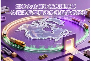 加拿大倉儲補貨總超預算 一次踩坑后整理出的頭程發貨經驗