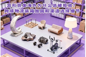 異形貨發(fā)海外為什么總被拒收？跨境物流裝箱加固和渠道選擇細節(jié)